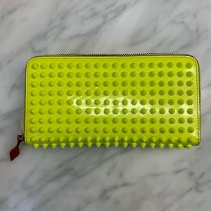 Christian Louboutin Neon Spike Wallet